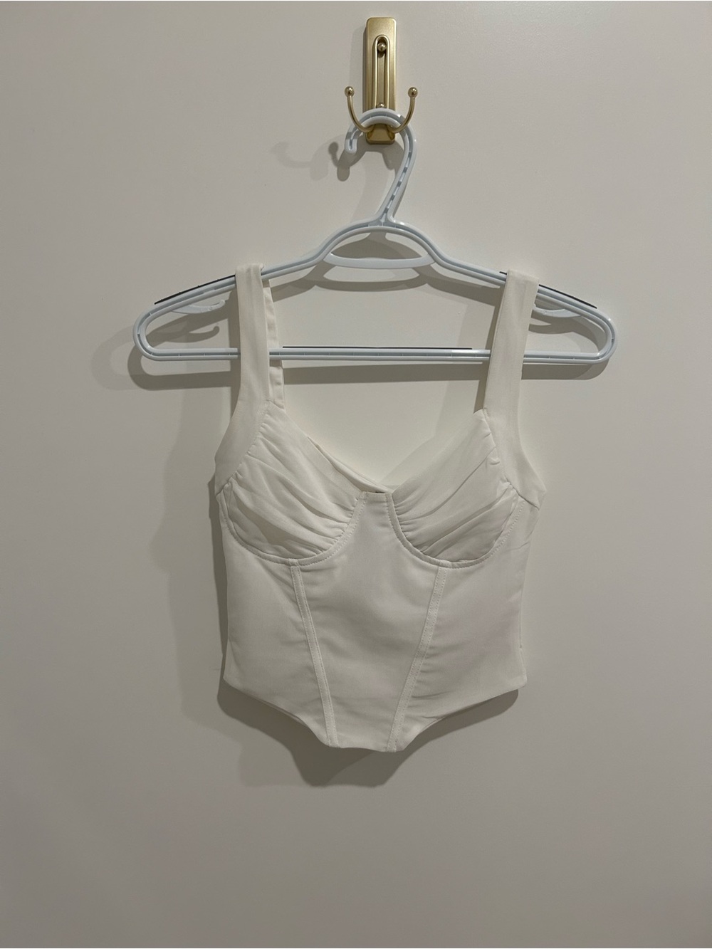 Princess Polly Cream Bustier Cami